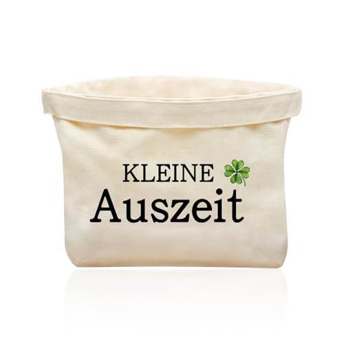 Baumwoll Leinen Geschenkt&uuml;te Kleine Auszeit Wellness Geschenkidee f&uuml;r Frauen Entspannung Gesundheit(Klassischer Stil)