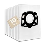 Lot de 10 Sacs Filtrants pour Aspirateur Pour Kärcher WD4, WD5, WD6, MV4, MV5, MV6 - Non-Tissé 487, Aspirateur Humide et Sec, Dimensions 42x49cm