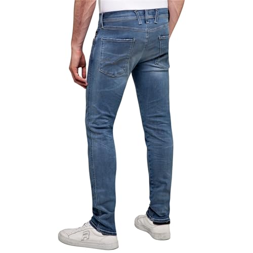 Replay Anbass Hyper Bio Jeansy męskie, 009 Medium Blue, 31W / 30L