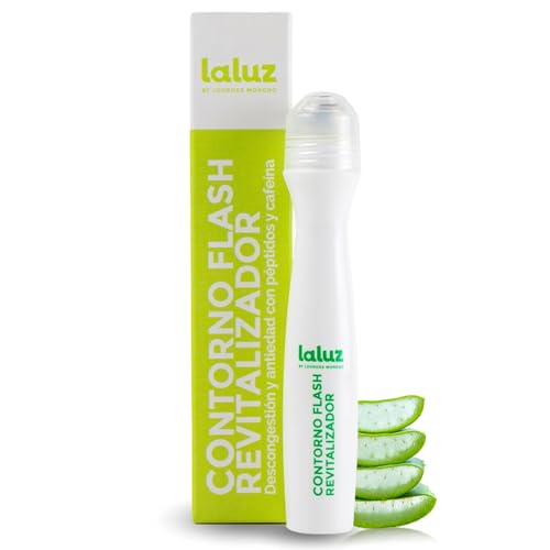 Lourdes Moreno | Contorno Flash Revitalizador con Cafeina | 12ml | Roll-on Refrescante Para Contorno Ojos | Formula Antifatiga Que Reduce La Apariencia De Bolsas Y Ojeras | Efecto Flash Inmediato