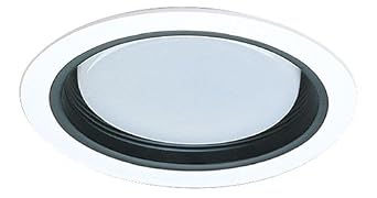 Elco Lighting ELM46W S 6" Baffle with Regressed Drop Opal Lens - ELM46