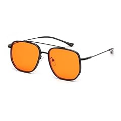 Black Frame Orange Lens