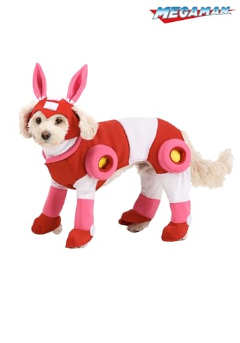 Disfraz Mega Man Rush para perro talla M miniatura 2