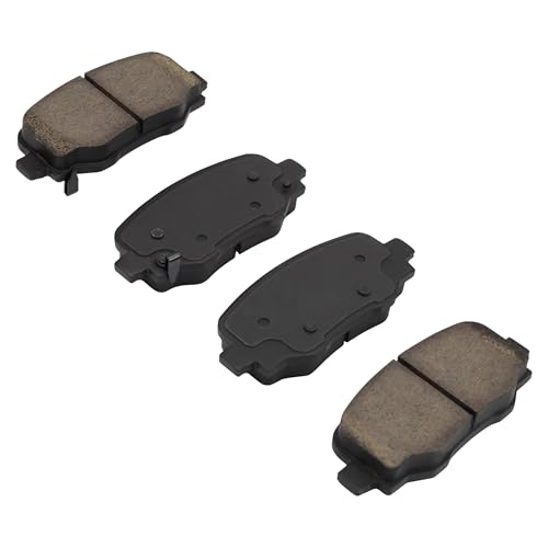 Image of QUALITY-BUILT Rear Ceramic Brake Pads, Premium 1001-1809C, Compatible with 2015-2024 Alfa Romeo /Dodge /Fiat /Jeep (500X,Compass,Hornet,Renegade,Tonale)