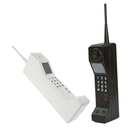 Téléphone vintage en métal x2 : l'élégance rétro gain de place pour embellir votre salon