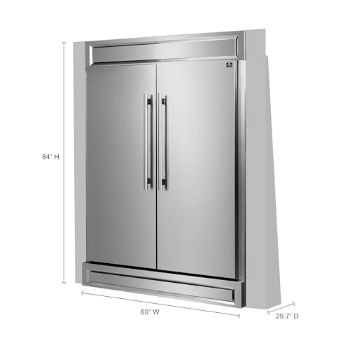 Forno FFFFD1722-60S Maderno 60 Inch 2-Piece Convertible Refrigerator/Freezer Built-In thumb #3