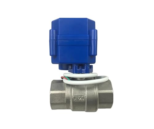 Válvula motorizada 3/4 contra averías de flujo eléctrico DN20 de 2 vías 4