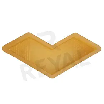 Reyal V-Shape 3D Paver Block Mould 60mm Thickness(PVC Rubber)(Made In India) For Garden Outdoor Pathway Paver Mould Tiles