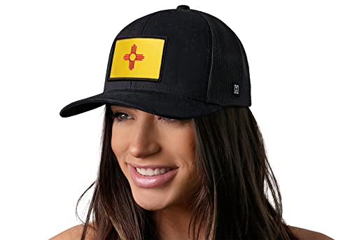 Image of HAKA State Flag Series Trucker Hat for Men & Women, Adjustable Baseball Hat, Golf Hat Snapback