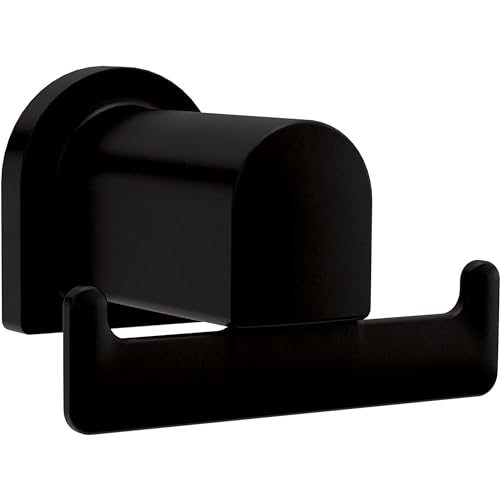 Peerless PA419-BL Xander Double Towel Hook, Matte Black