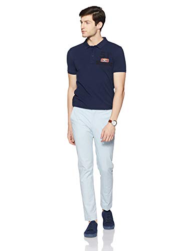 Image of Spykar Men's Printed Slim Fit T-Shirt