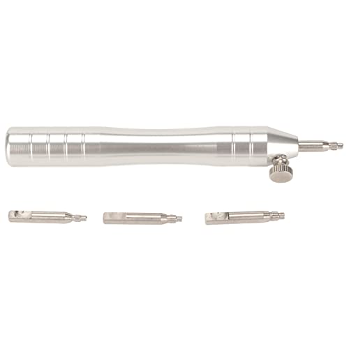 YedaHcy Watch Crown Insert Tube Removal Tool with 3 Pins Watchmaker Repair Kit for Opener Closer Lightweight and Portable Durably Alloy Steel Material