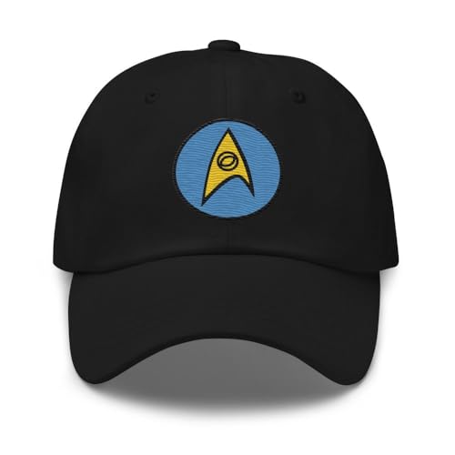 Star Trek: The Original Series Hat Embroidered Command Badge - Officially Licensed (Science Badge)