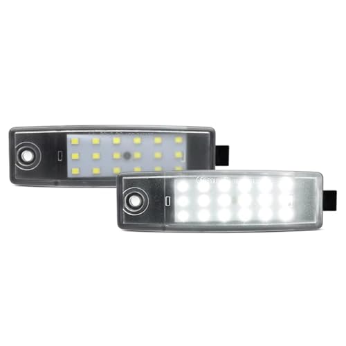 Luces de matrícula LED para Toyota Highlander Harrier y Hiace kit de iluminación trasera para coche