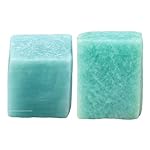 Amazing Gemstone Amazonite Raw Crystals and Healing Stones, Natural Rocks for Tumbling - DIY Raw Stones and Crystals, 2 Pieces