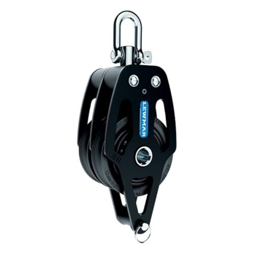 Poulie double Lewmar HTX 60 avec ringot pour cordage de voilier