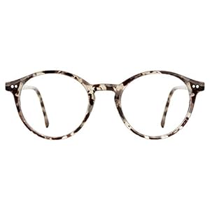 TIJN Blue Light Blocking Glasses Men Women Vintage Thick Round Rim Frame Eyeglasses