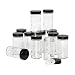 Kamenstein 5244227 Empty Jars, 3-ounce, Clear