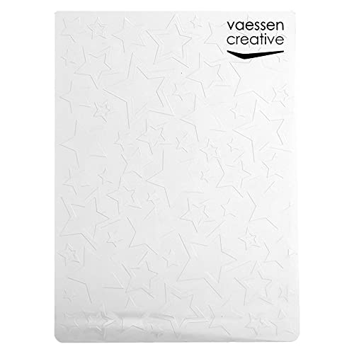 Vaessen Creative Carpeta de Embossing, Papel Cartón Plástico, Transparent, 14,6x10,8x0,5
