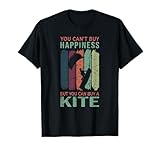Kitesurfen Kiteboarding Kiten Can’t Buy Happiness Retro T-Shirt