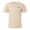 2026 Men's T-Shirt Summer Short Sleeve Casual Loose Fit Crew Neck Short Sleeve Shirt, khaki, XXL #2