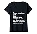 Femme ESSEX JUNCTION GIRL VT VERMONT Cadeau drôle de ville T-Shirt avec Col en V