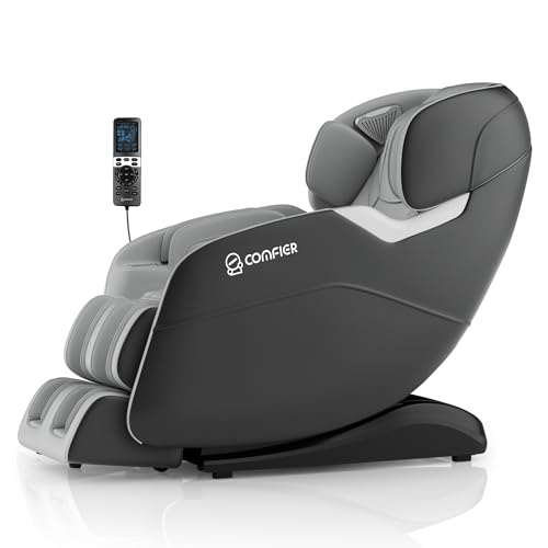 COMFIER Full Body Massage Chair Zero Gravity, Bluetooth Speaker, Long ...