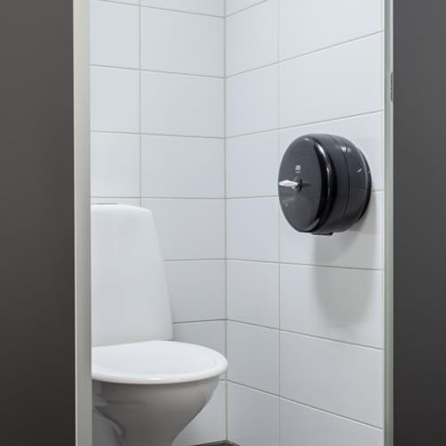 Tork SmartOne Mini Dispensador de Papel Negro 681008 Diseño Elevation 3