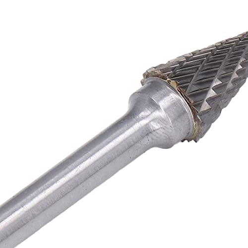 Fresa cónica puntiaguda de carburo 6mm para esmerilado miniatura 5