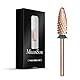 MelodySusie Flammenförmige Langfräser Nagelfräser Bits, 3/32’’ Hartmetall-Wolfram Fräser Bits Nagelfräser Aufsätze für Maniküre/Pediküre/Cuticle/Gel-Polishing (Roségold)