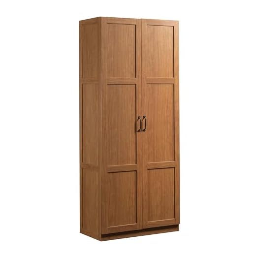 Sauder Select Storage Cabinet in Highland Oak