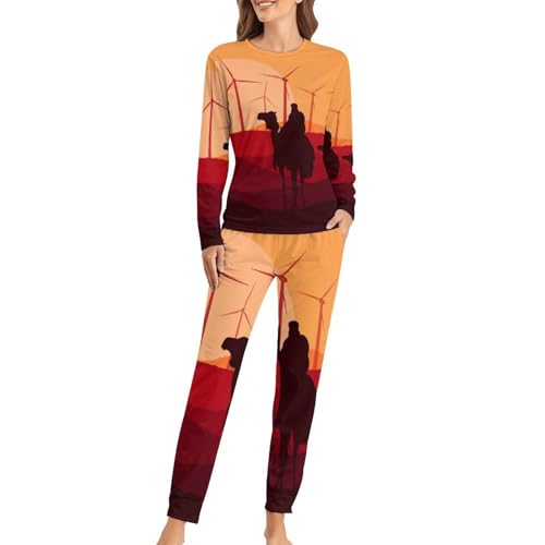 Ensemble de pyjama femme pour des soirées cocooning confortables en coton