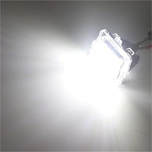 Luces LED Matrícula para Benz Clase C E S W204 W212 Plafón Sin Error Canbus 2 Piezas 4