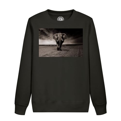 Sweatshirt enfant éléphant anti-bouloche et résistant aux jeux