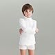 BABIDU Unisex Kids Punt NOU 7111-7000-blanco-10-Camiseta Carnaval Niños Niñas Color: Blanco Talla: 10 Unterhemd, Weiss, One Size