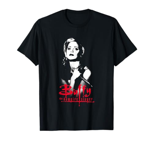 Buffy The Vampire Slayer Buffy Summers Shadowed Portrait T-Shirt