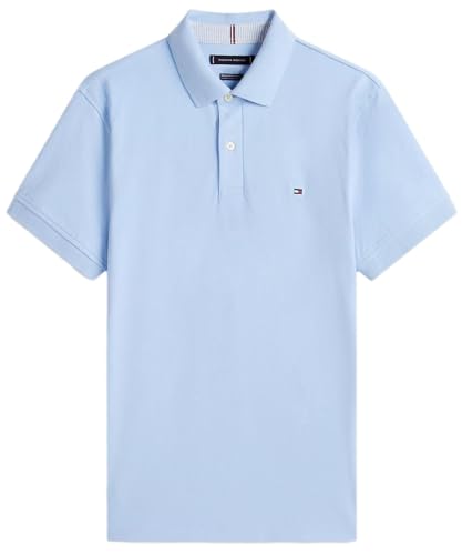 Image of Tommy Hilfiger Men's Short Sleeve Cotton Pique Polo Shirt in Regular Fit 2024 Collection