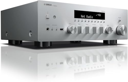 Yamaha R-N600A - Sintoamplificatore di rete Hi-Fi con MusicCast e Streaming Wireless, Audio ad Alta Risoluzione, DAC SABRE, Modalità Pure Direct, Grigio - 2