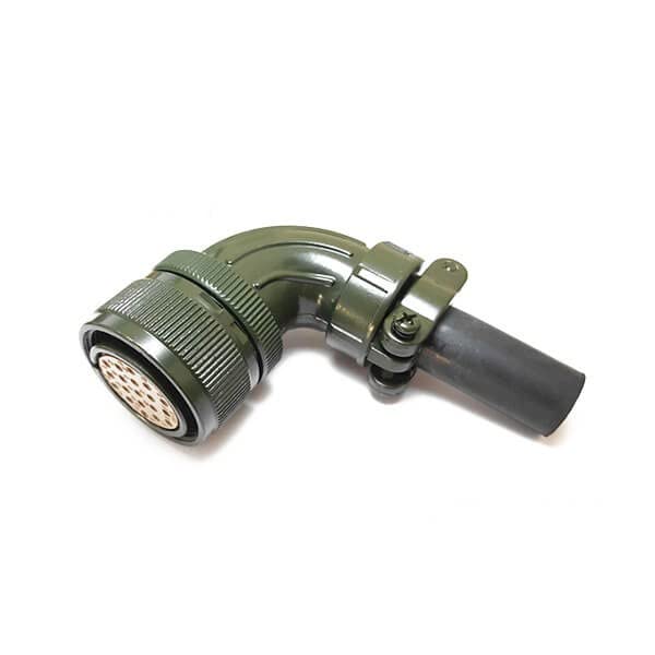 Conector eléctrico 5015 de soldadura circular en ángulo recto con 19 pines 2