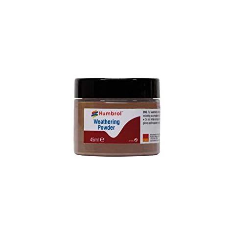 Humbrol AV0019 Weathering Powder Dark Rust - 45 ml, 45 ml (Pack of 1) Cover