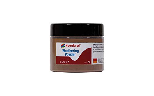 Humbrol AV0019 Weathering Powder Dark Rust - 45 ml Cover