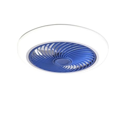 Ventilador de Techo con Luz, Ventilador de techo inteligente for dormitorio, ultra silencioso, integrado en el hogar, de alta potencia eólica, con luz invisible for comedor. Ventilador Techo con Luz(B