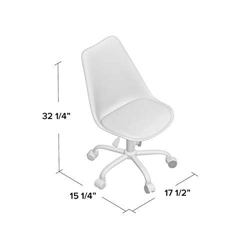 CRAFTSPEN Height-Adjustable Revolving Stool with Black Wheels & Back Support – Ideal for Kitchen, Clinic, Hospital, Salon, Spa, Restaurant, and Bar – Ergonomic Design 1