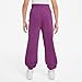 Nike Kid's Sportswear Club Fleece Loose Pants, Hot Fuchsia/Hot Fuchsia/White, Medium