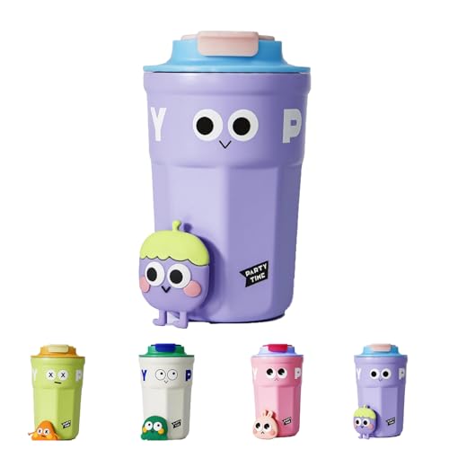 ステンレスタンブラー 蓋付き 【400ML】こぼれない 漏れない タンブラー サーモス 水筒 マグカップ 保温 保冷 おしゃれ コーヒー マグボトル 手持ち付き ステンレスコップ 小さい 持ち運び コンビニ 洗いやすい 車載用 アウトドア用 釣り 遠足登山