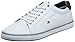 Tommy Hilfiger Harlow 1d' Baskets Homme, Blanche (White 596), 43 EU