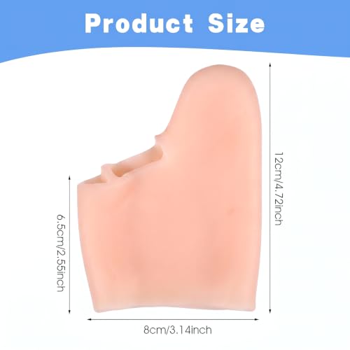 Image of Gel Big Toe Cap & Metatarsal Sleeves, 2 Pack Silicone Big Toe Protector Reusable Bunion Corrector for Women and Men to Help Relieve Bunion Pain, Prevent Corns, Calluses, Blisters, Ingrown Toenails