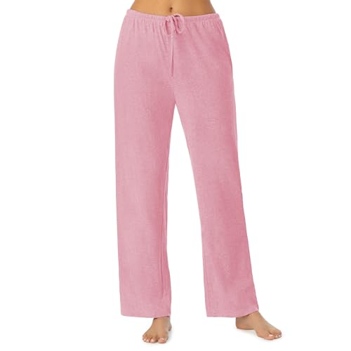 Image of Nautica Womens Pajama Pants - Lightweight Wide Leg Lounge Pants - Cotton Knit Jersey - Sleepwear Loungewear PJs for Women