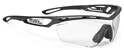 ルディプロジェクト(RUDYPROJECT) スポーツ サングラス 自転車 ロード バイク トライアスロン ランニング TRALYX トラリクス G-BLACKフレーム インパクトX2調光ブラックレンズ SP397393-0000 重量: 29グラム、レン