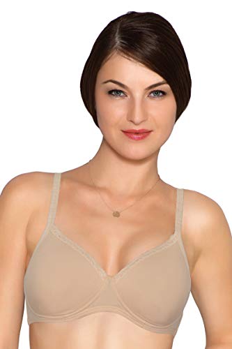 Image of Amante Cotton Padded Wirefree Full Coverage T-Shirt Bra